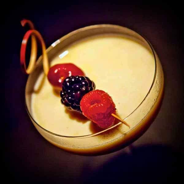 Professional bartender crafting cocktails